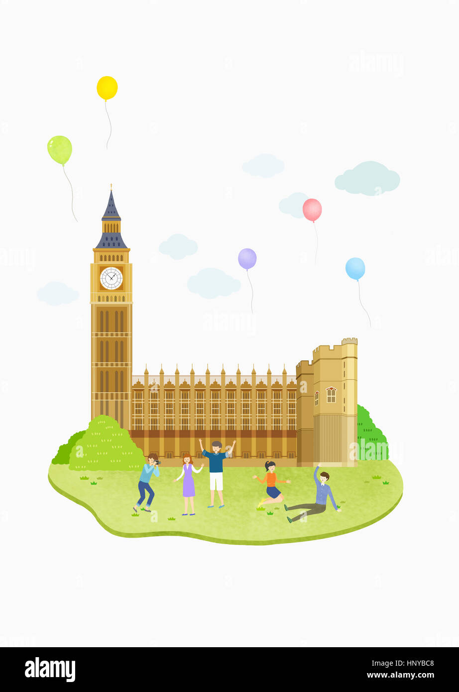 Global landmark in England Stock Photo Alamy