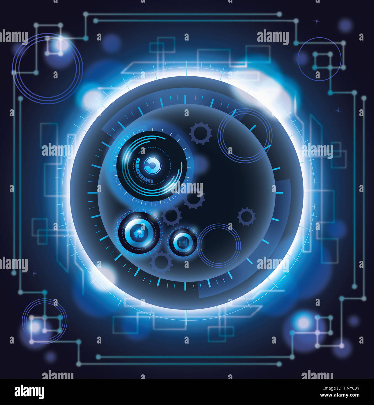 Future high technology in IT Stock Photo - Alamy