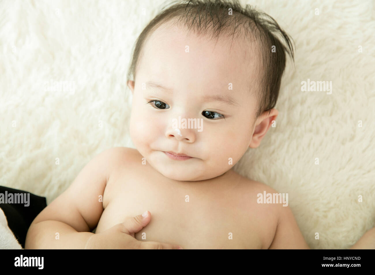 Portrait of baby boy Stock Photo