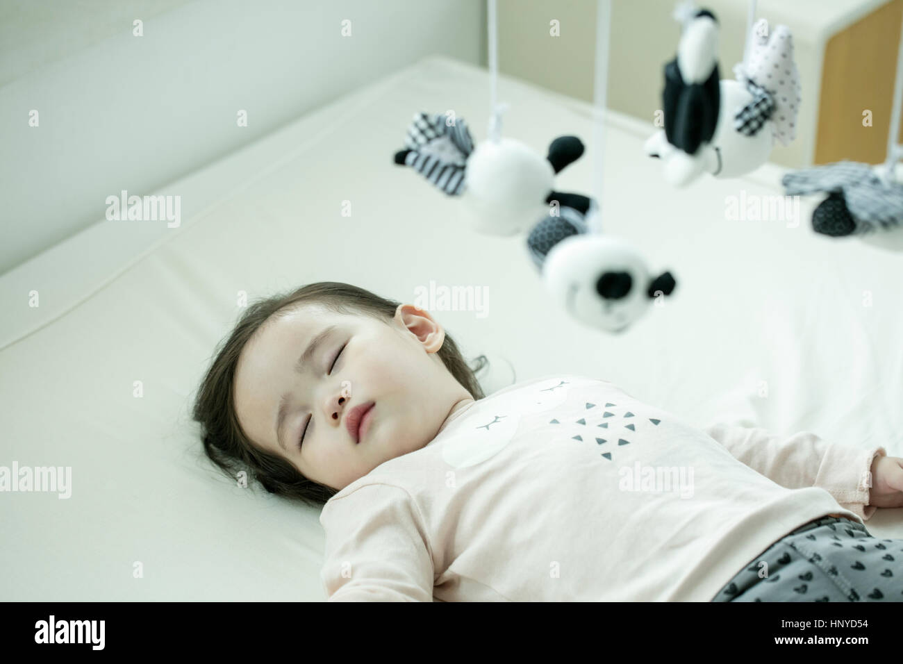 Asian baby is sleeping hi-res stock photography and images - Alamy