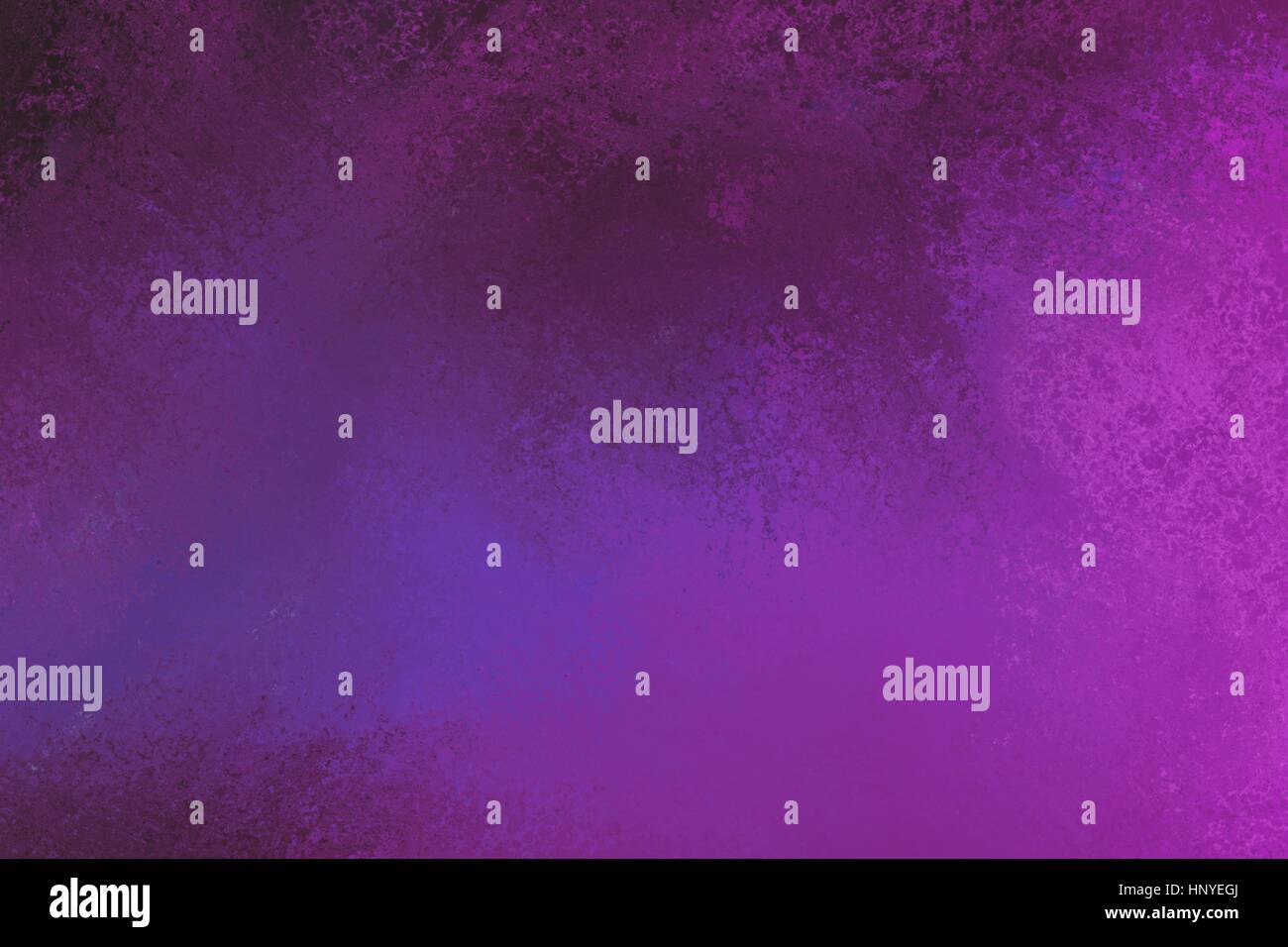 deep purple background with pink lighting and vintage grunge stained borders and distressed texture design Stock Photo
