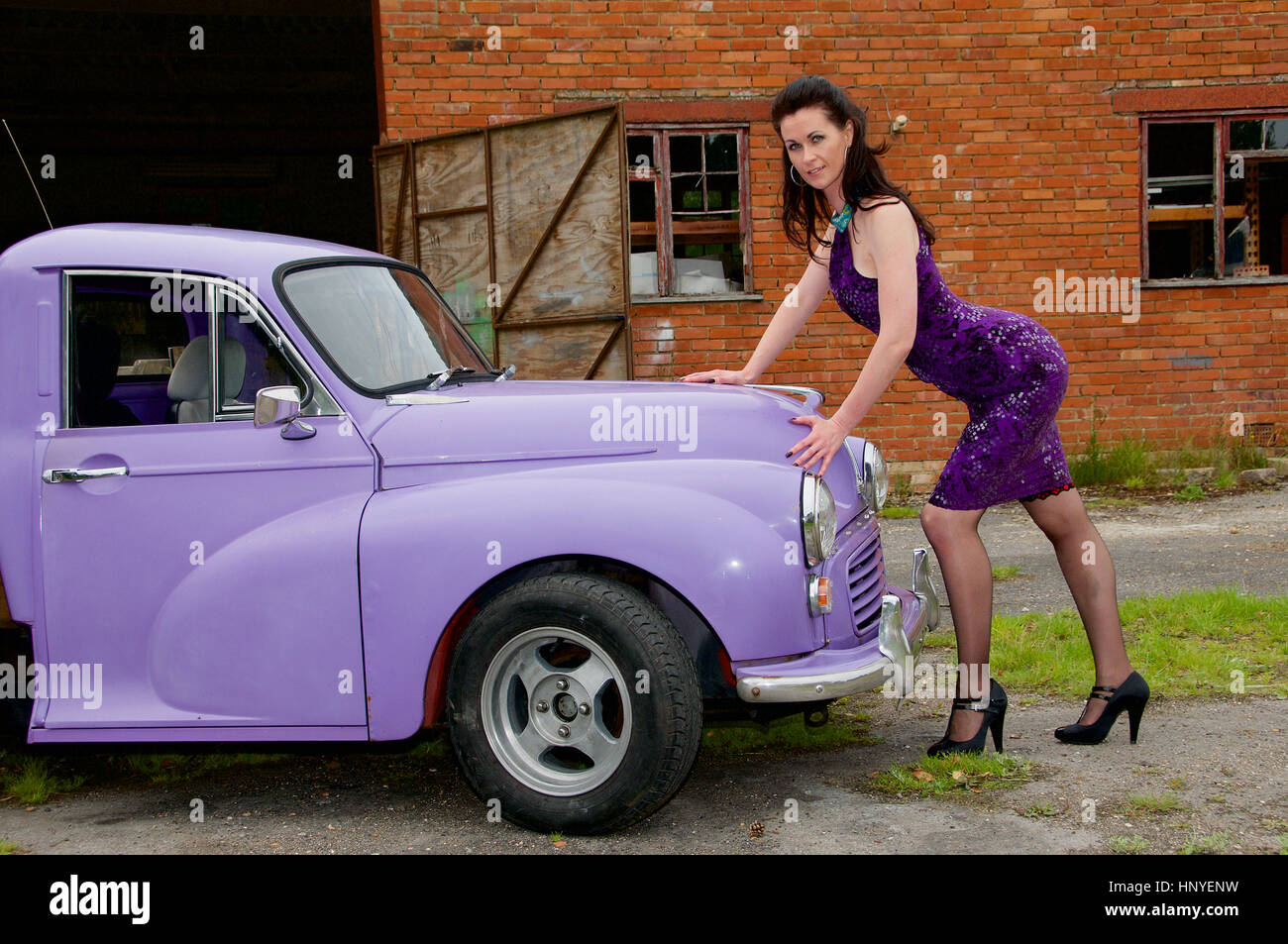 Purple Car Dress