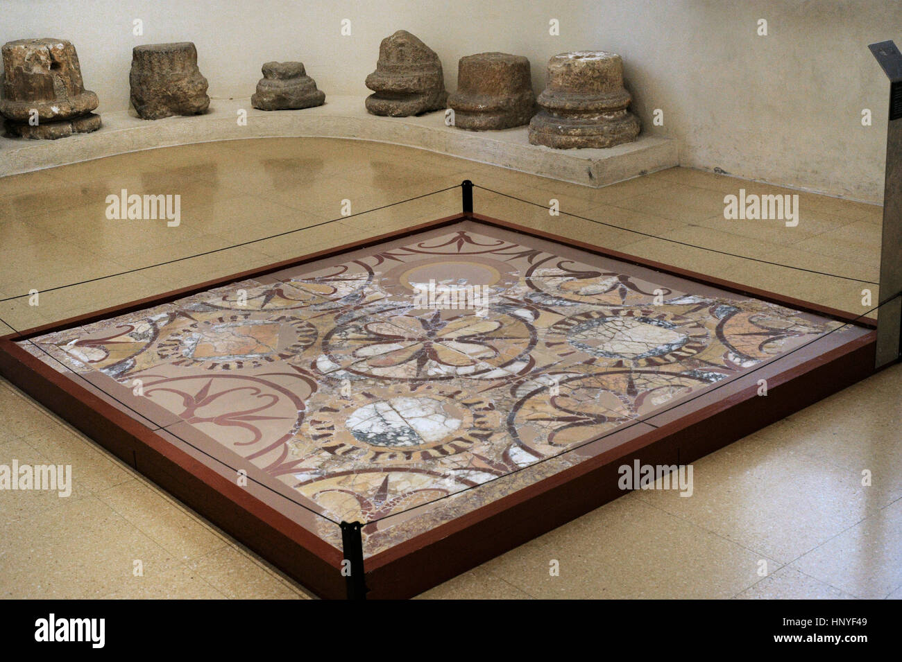 Roman era. Opus sectile paviment. 1st century AD. House of the south ...