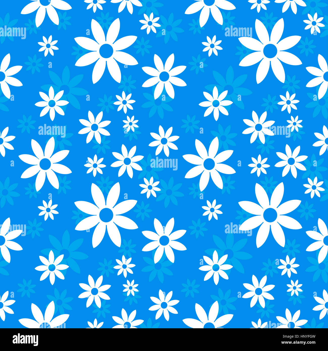 Seamless vector background with flowers Stock Photo - Alamy
