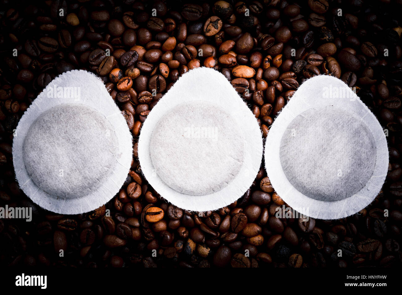 coffee beans anf filter Stock Photo Alamy