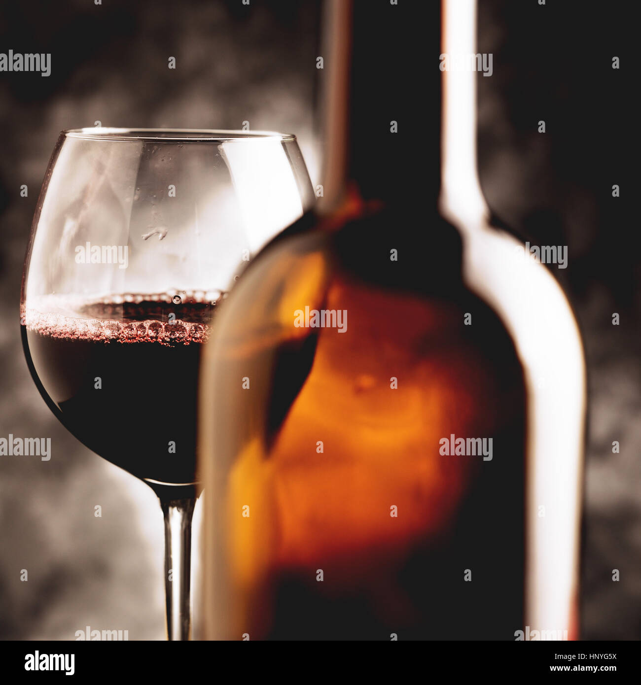 italian fine wine tasting Stock Photo