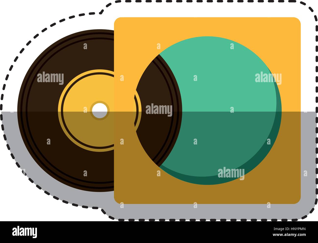long play retro music icon vector illustration design Stock Vector ...