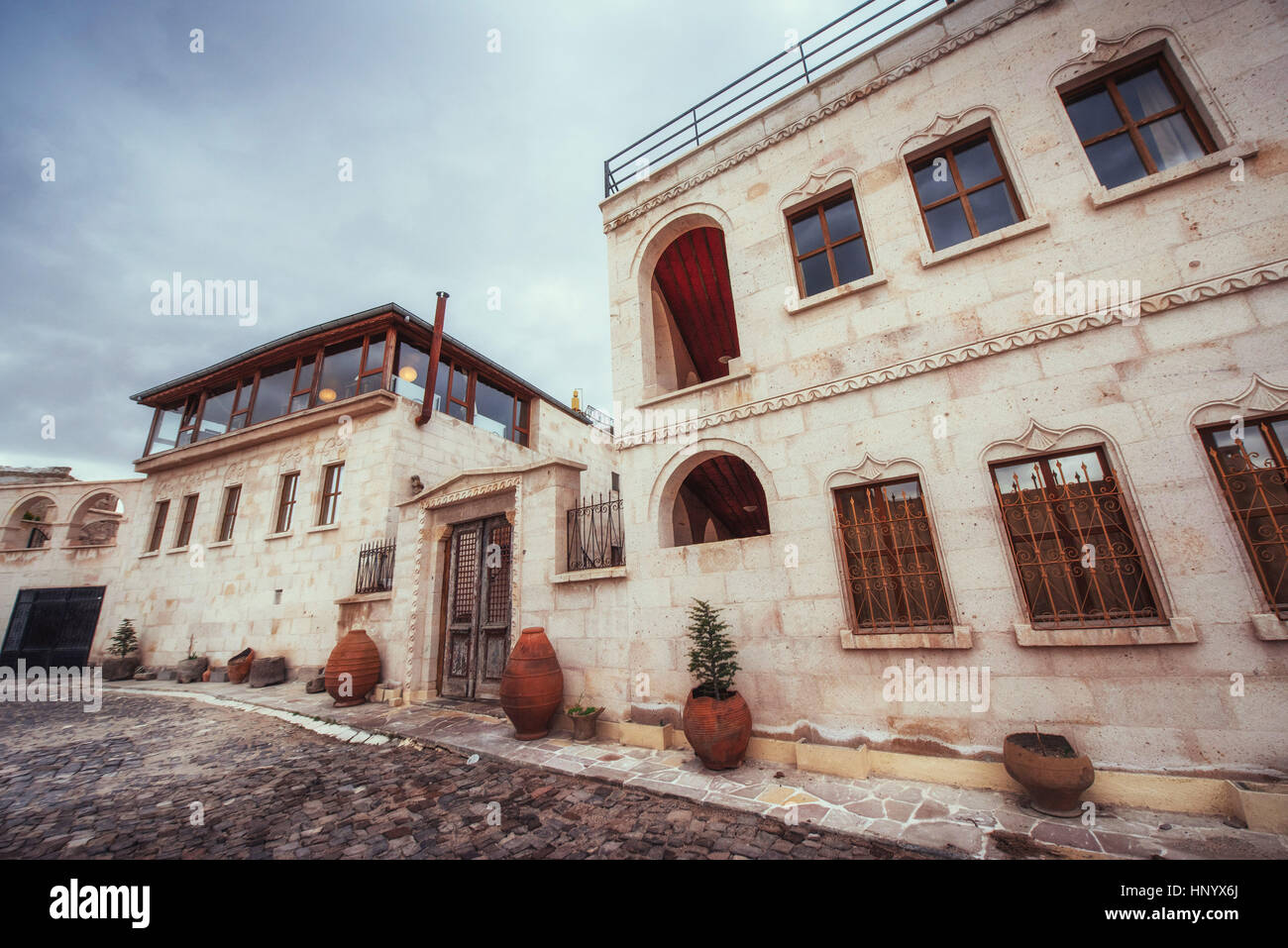 Old traditional Ottoman house in the background Stock Photo Alamy