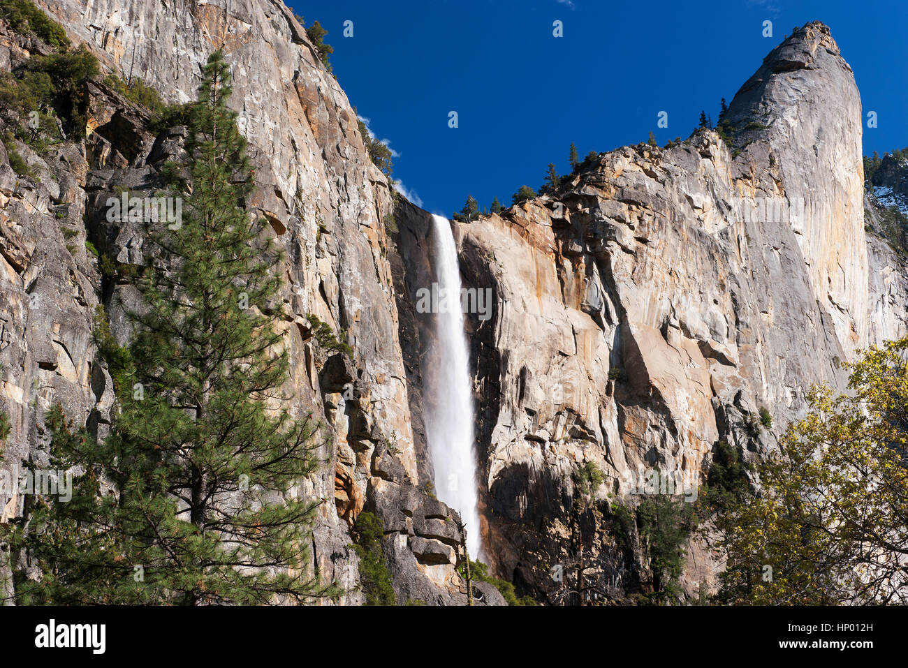 Bridalveil Fall Yosemite National Park California Usa Stock Photo Alamy