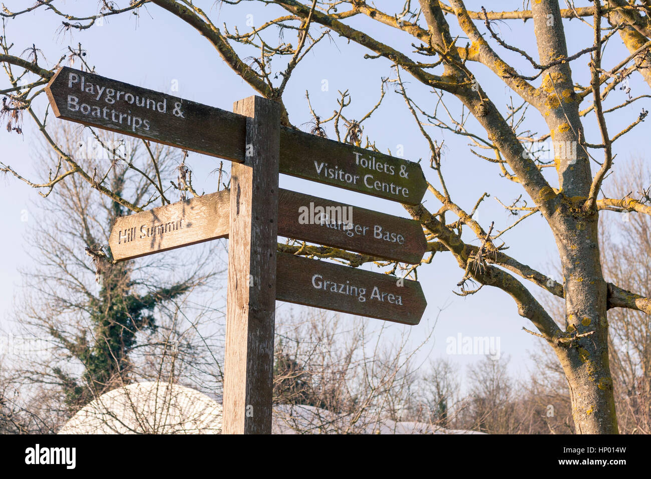Freshford Signposts Wooden signpost at Horsenden Hill, Greenford, UK Stock Photo - Alamy