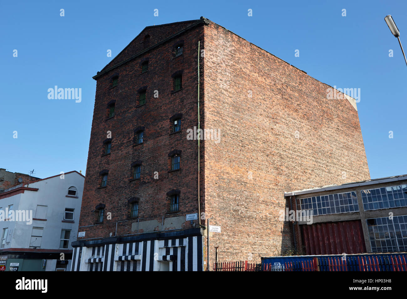vulcan studios rehearsing rooms liverpool uk Stock Photo