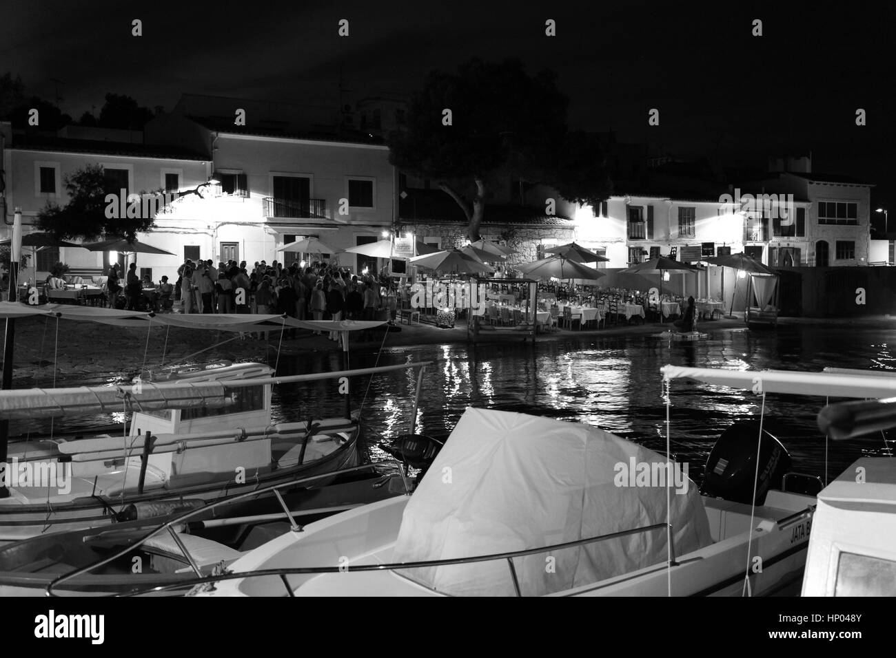Porto Petro. Mallorca. Island. Celebration. Events. Varadero Restaurant. Stock Photo