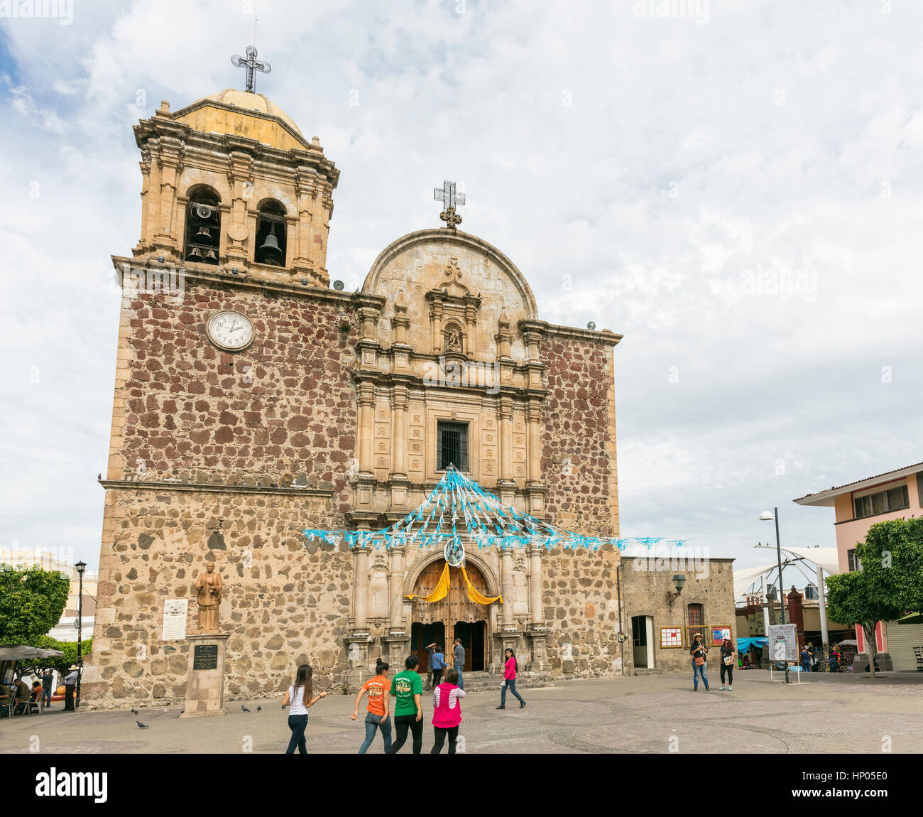 Stock Photo cathedral in the town of Tequila, Jalisco, Mexico Stock