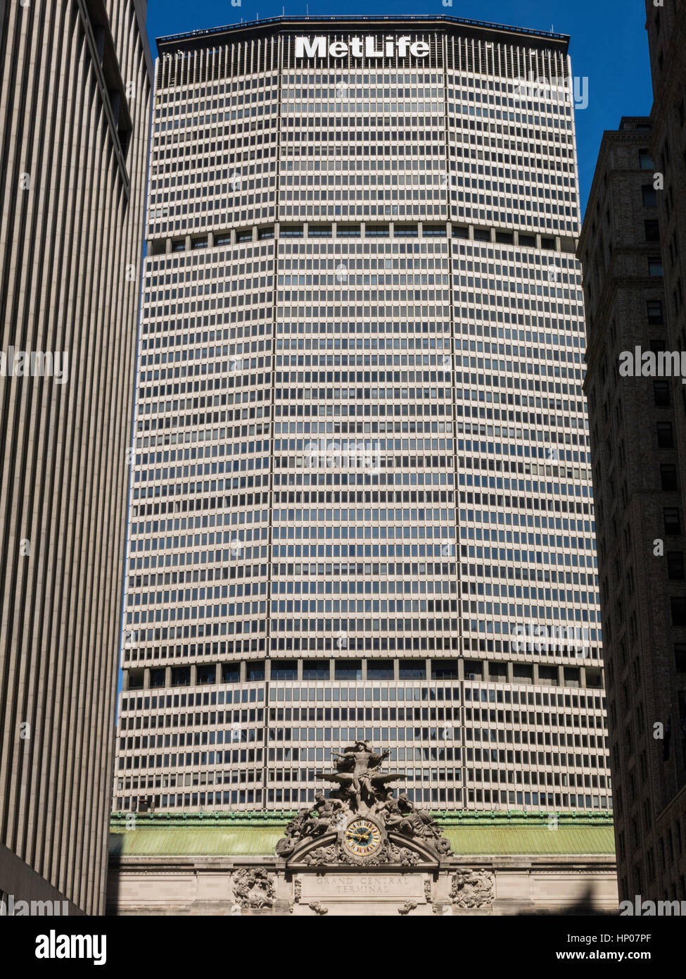 Met Life Building (200 Park Avenue), NYC, USA Stock Photo