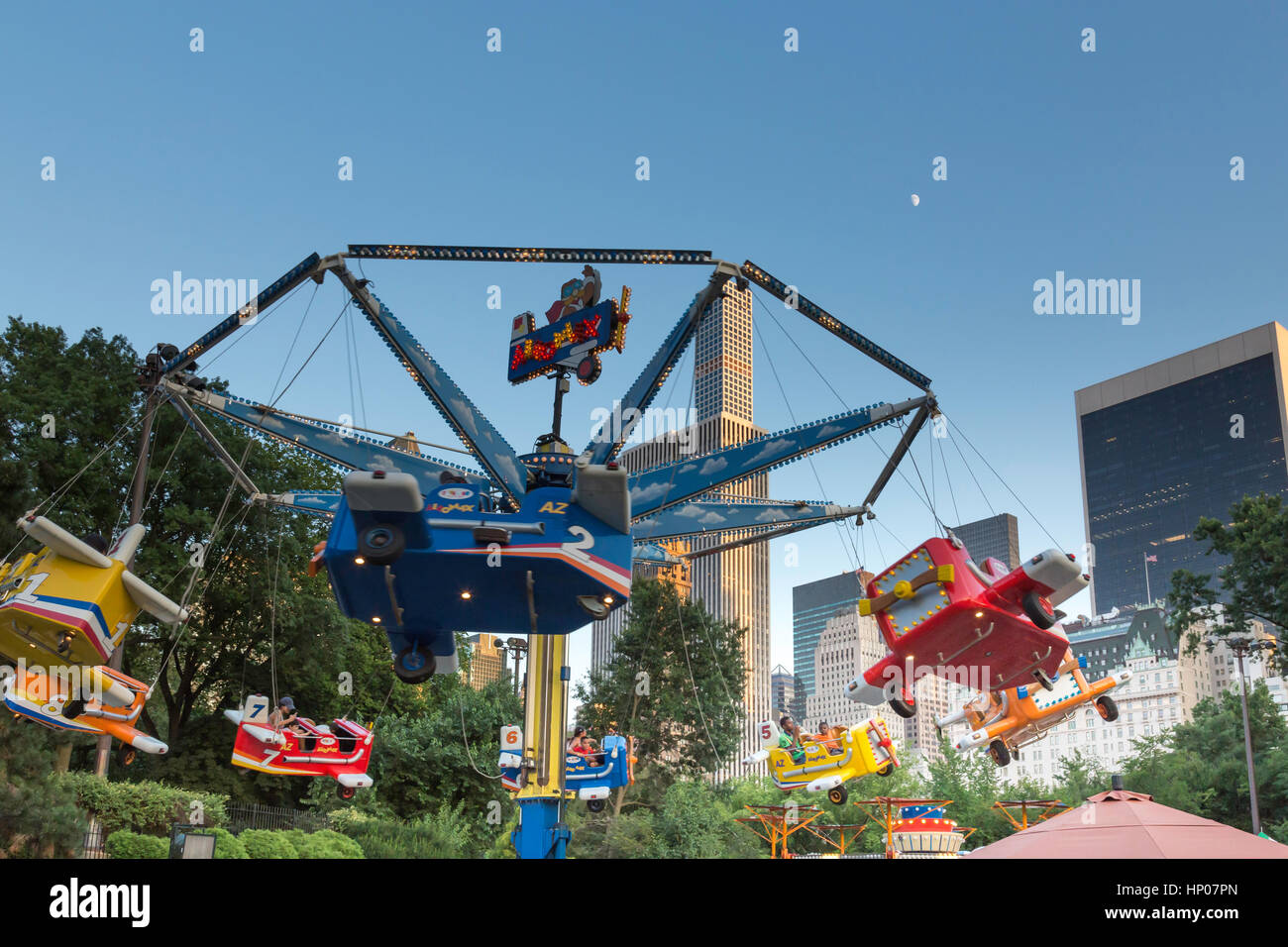 Victorian Gardens, Carnival in Central Park, NYC Stock Photo Alamy