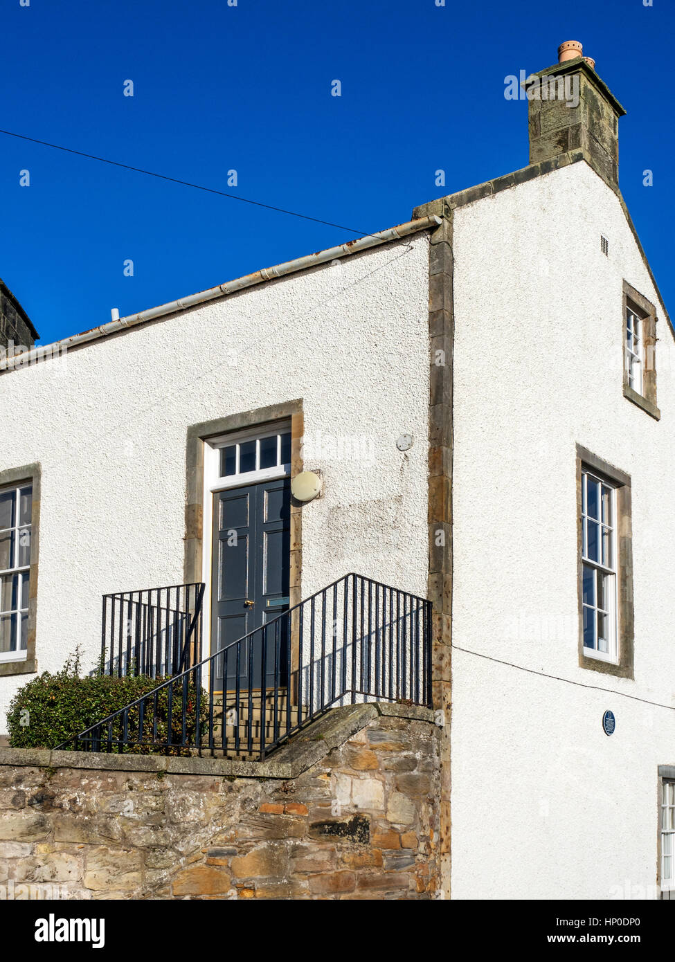 John McDouall Stuart Explorer on Inland Australia Birthplace in Dysart Kirkcaldy Fife Scotland Stock Photo