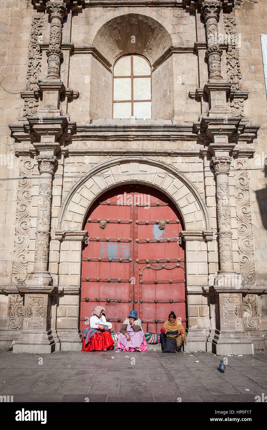 Basilica san francisco la paz hi-res stock photography and images - Alamy