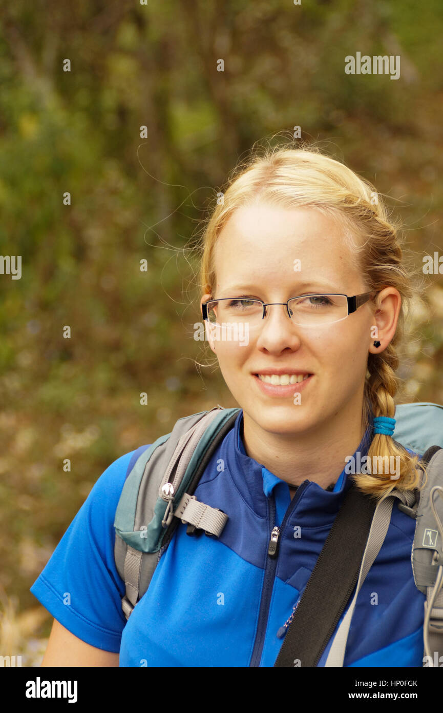 Outdoor hiking smiling glasses hires stock photography and images Alamy