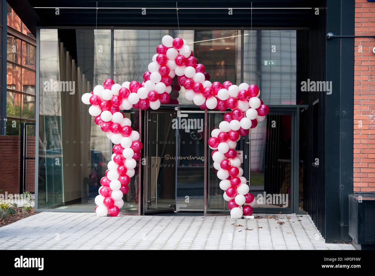 Pictures of health and beauty retailer Superdrug's Head offices in