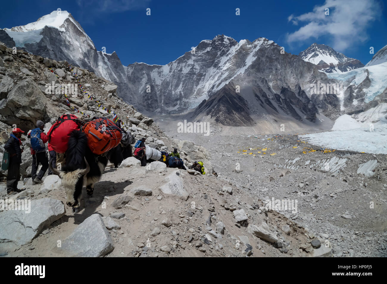 Everest Base Camp Trek Stock Photo