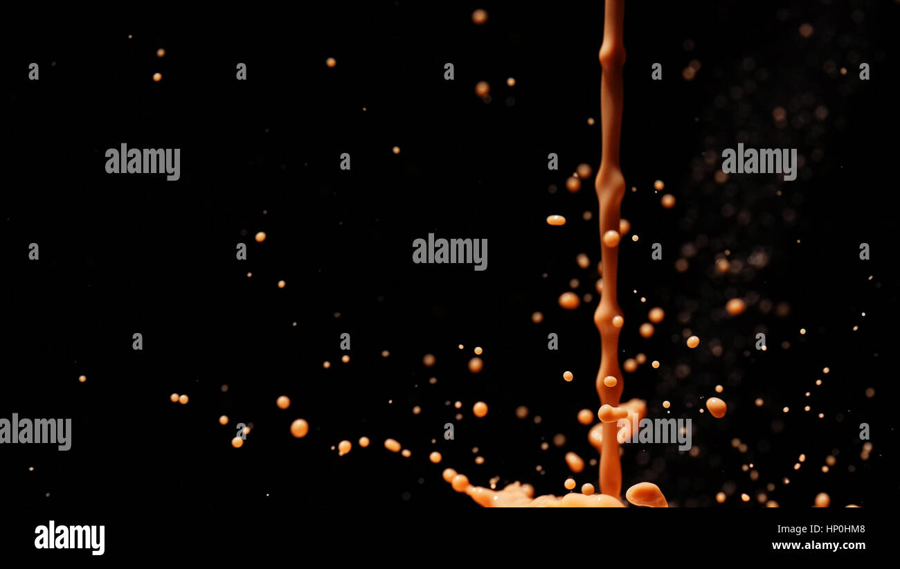 Milk splash / Chocolate milk is sweetened cocoaflavored milk. It can