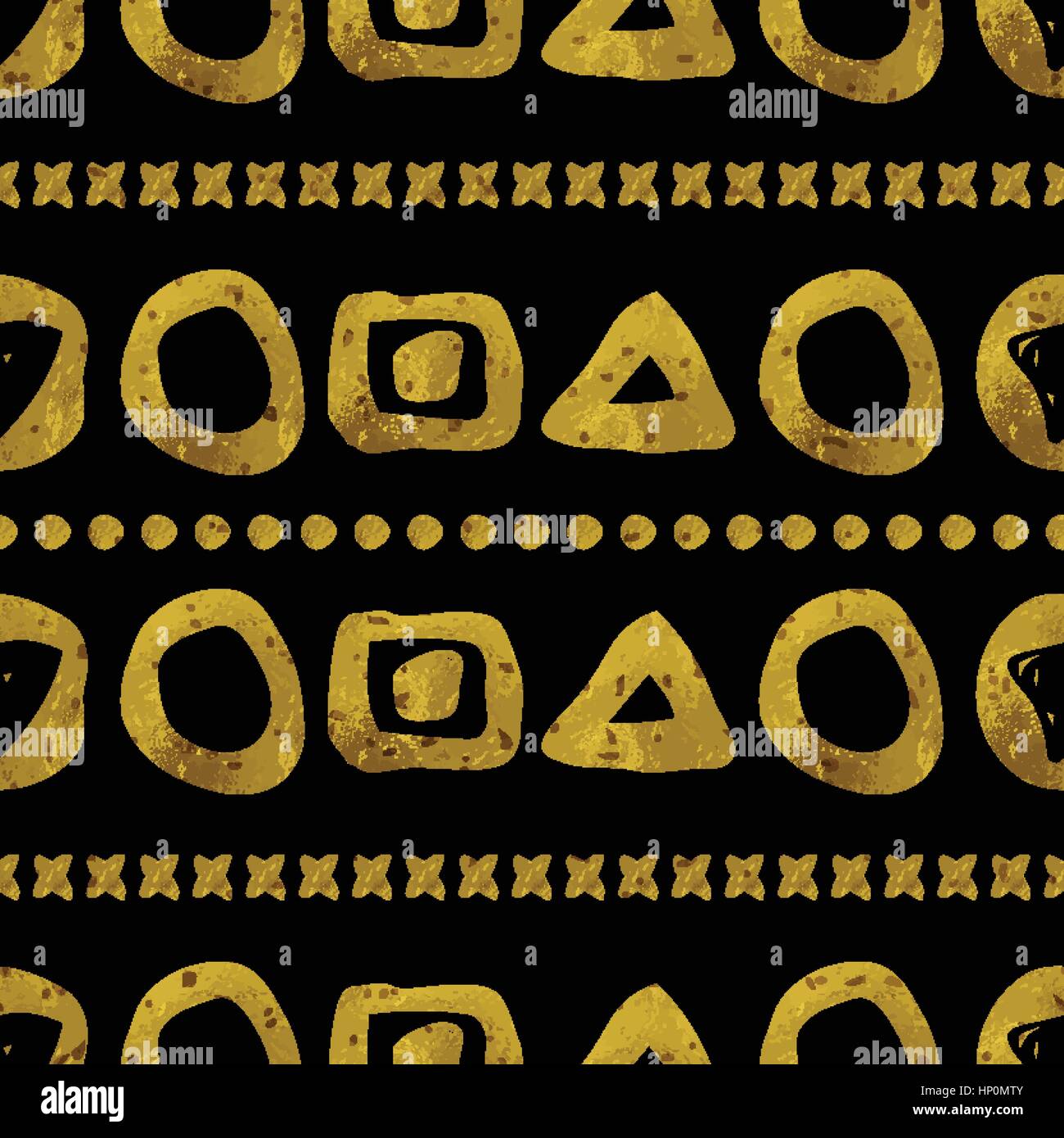 Geometric black and gold seamless pattern Stock Vector Image & Art - Alamy