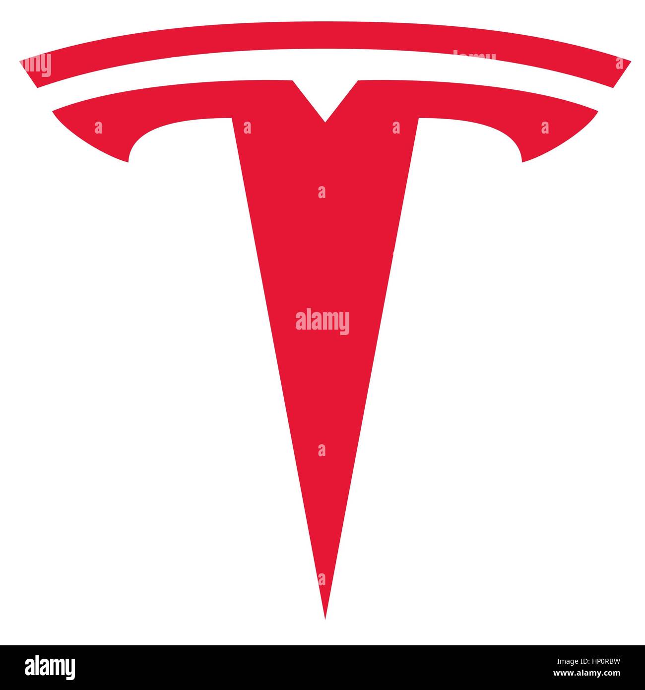 Tesla logo hi-res stock photography and images - Alamy