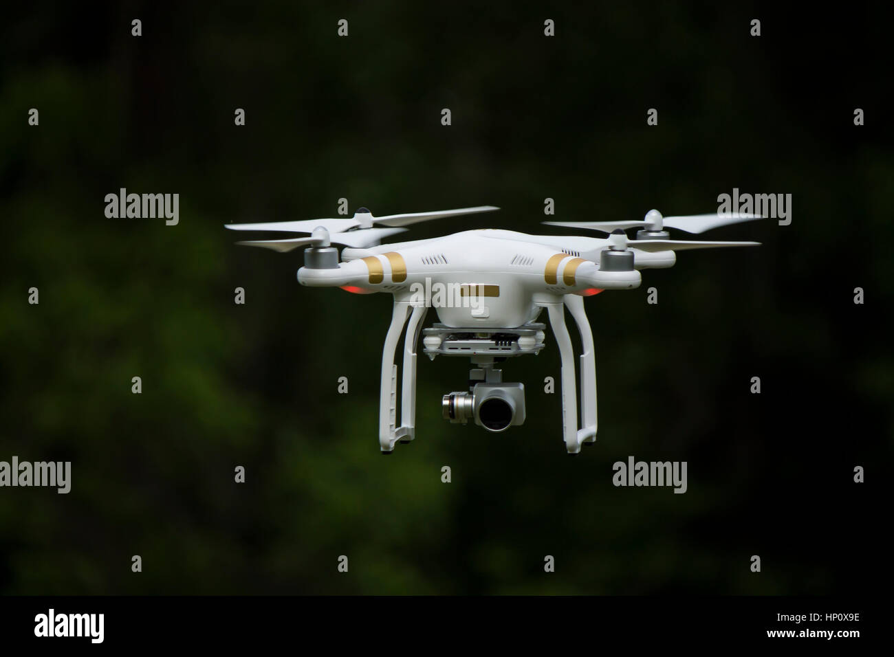 drone recording Stock Photo