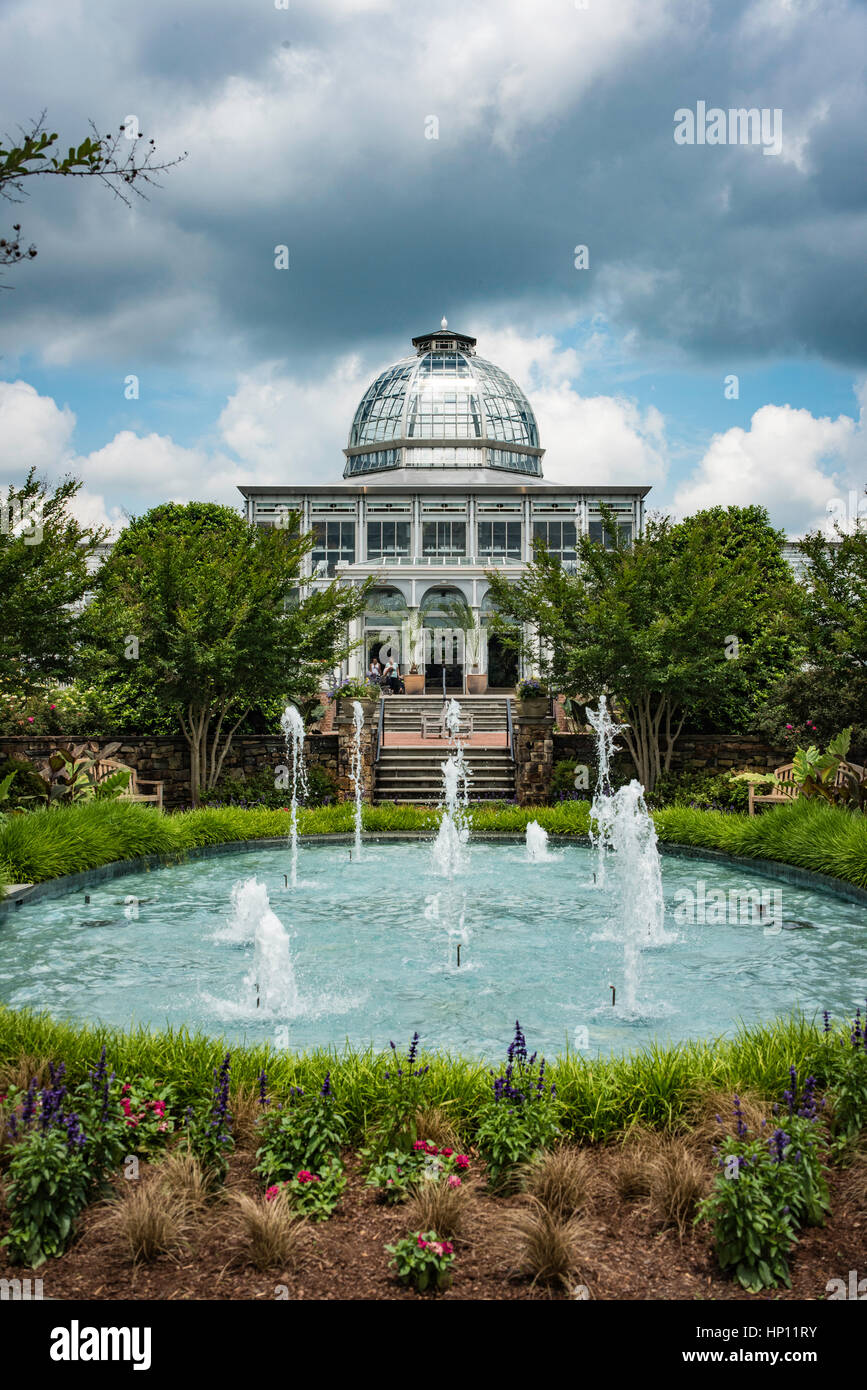 Lewis Ginter Botanical Gardens, Richmond, VA. Installation of Lego