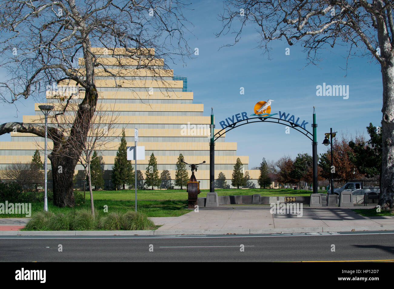 West Sacramento, California, U.S.A. 12 February 2017. Sign for the