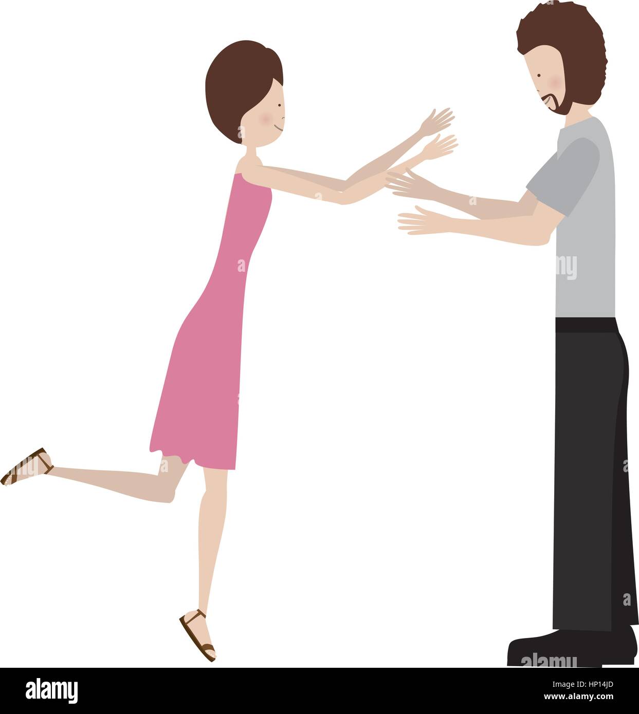 people in love couple icon, vector illustration image Stock Vector ...