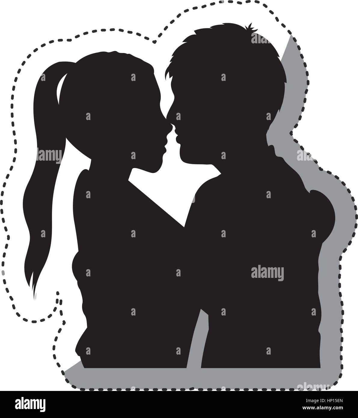 people in love couple icon Stock Vector Image & Art - Alamy