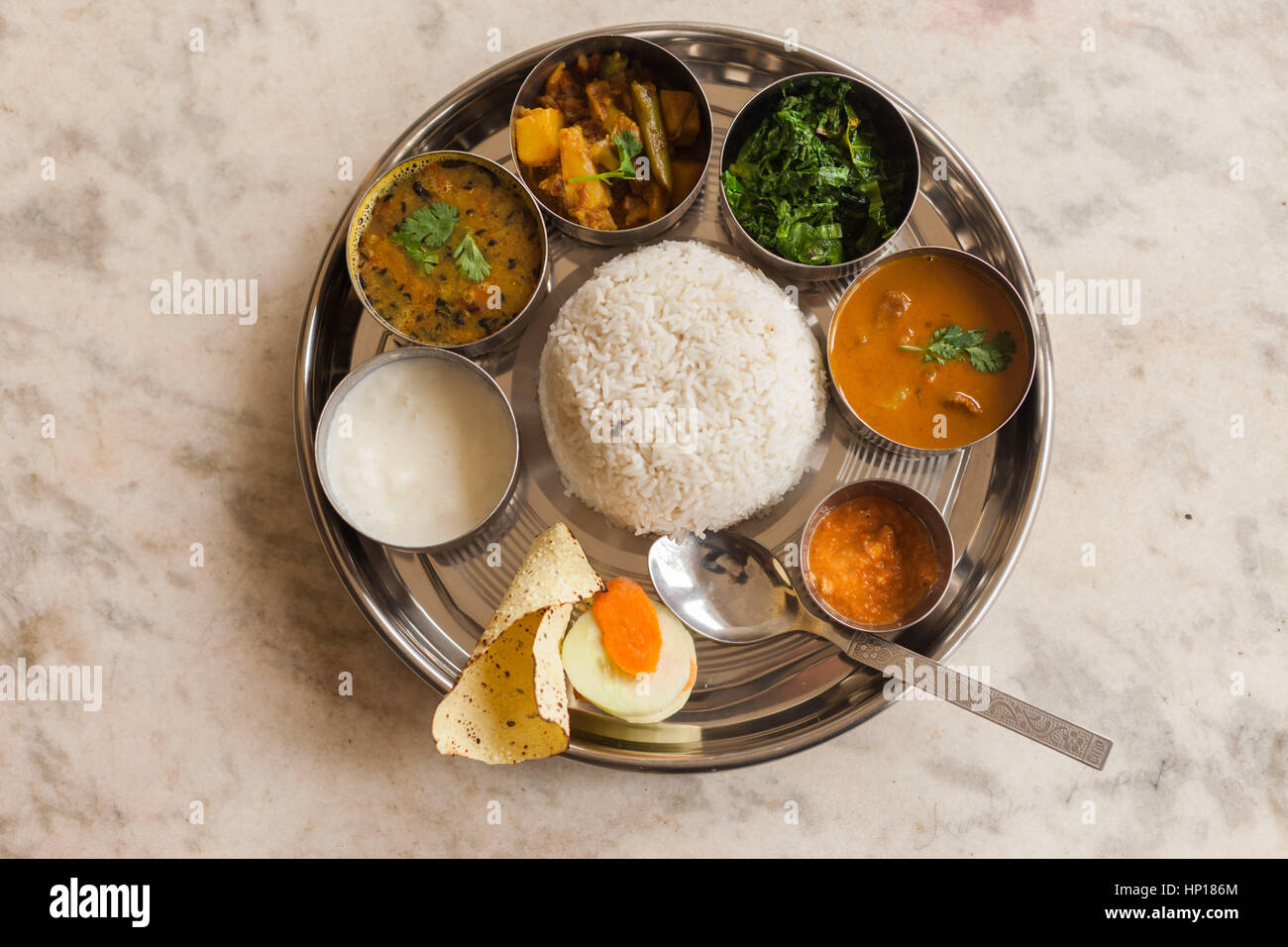 Vegetarian Nepali Thali Dal Bhat Set A Traditional Meal With Rice Vegetarian Nepali Thali Dal Bhat Set A Traditional Meal With Rice