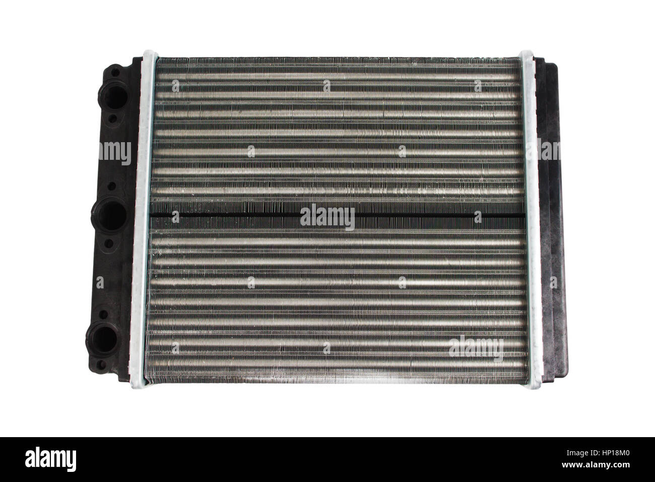 Car radiator isolated over white background Stock Photo