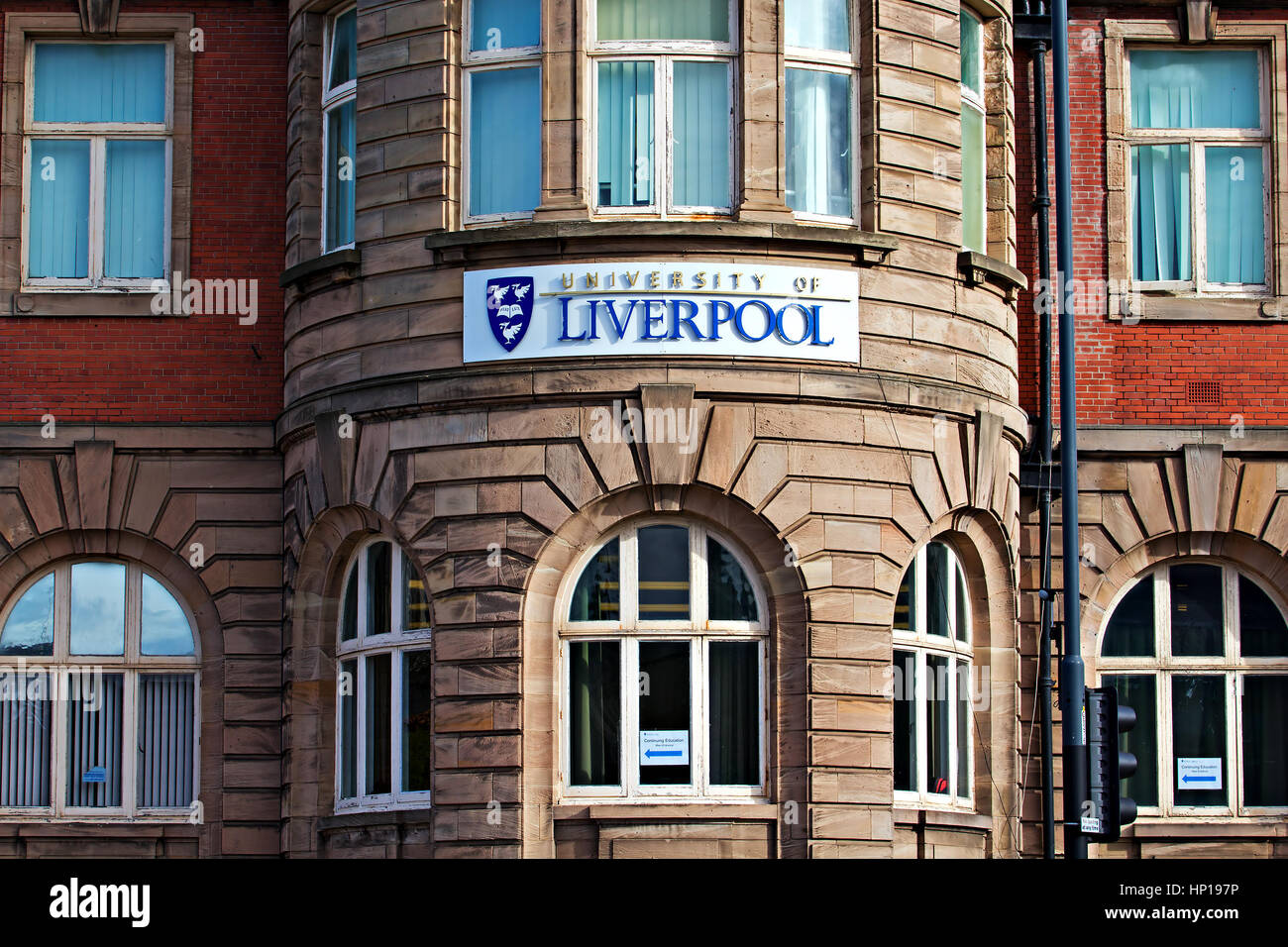 University of Liverpool building on Mount Pleasant Liverpool Merseyside