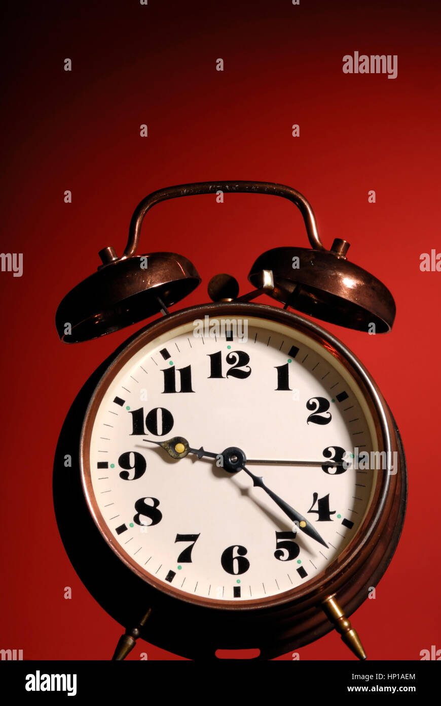 retro alarm clock Stock Photo - Alamy