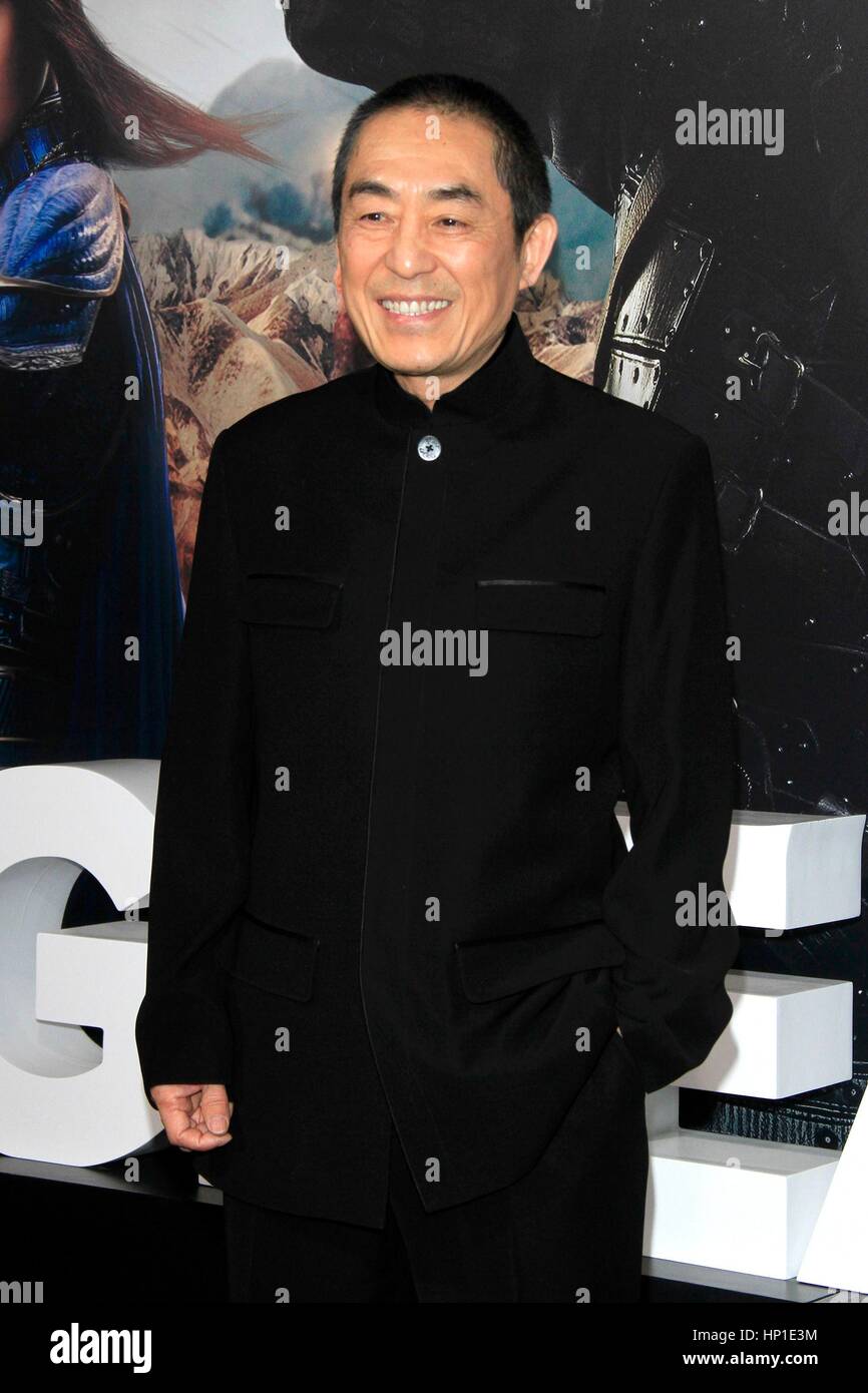 Los Angeles, CA, USA. 15th Feb, 2017. Zhang Yimou at arrivals for THE