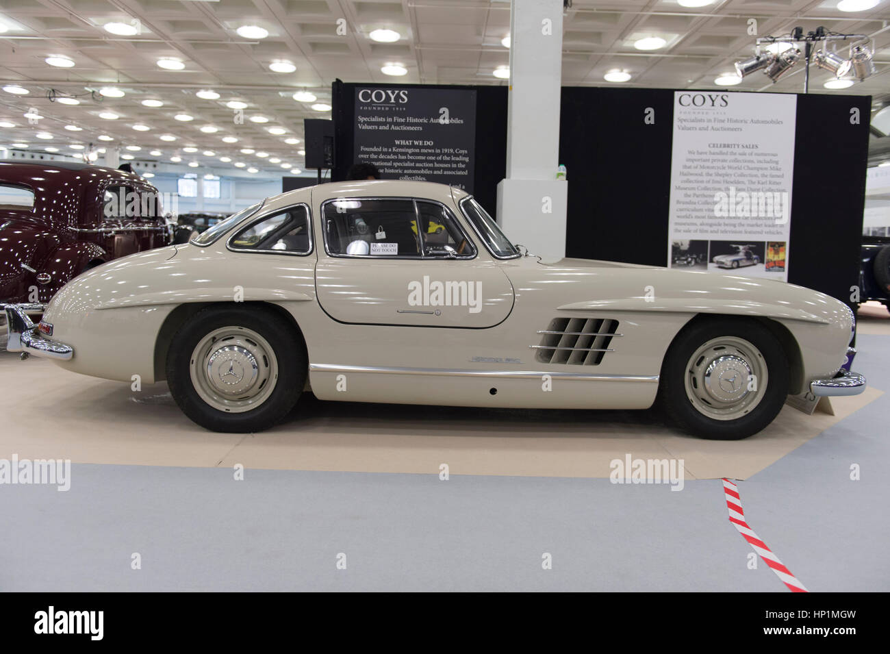 Olympia, London, UK. 17th Feb, 2017. Historic automobile fair and