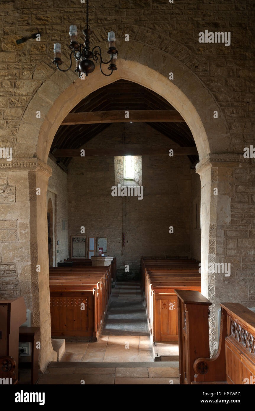 St. Nicholas Church, Condicote, Gloucestershire, England, UK Stock Photo