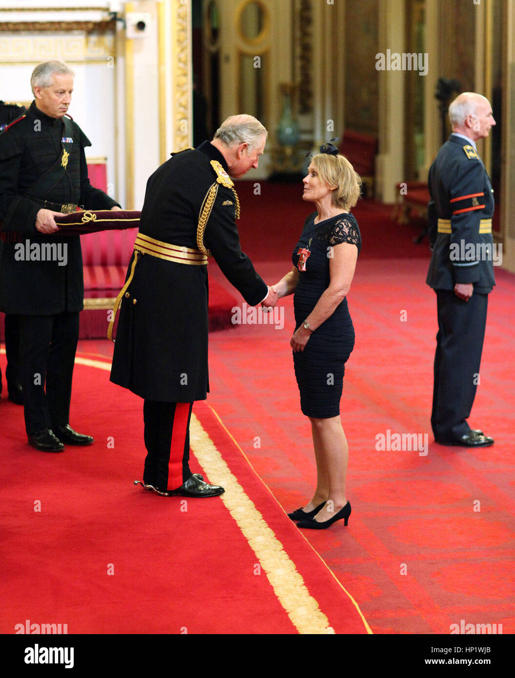 Penny Briscoe from Nottingham is made an OBE (Officer of the Order of