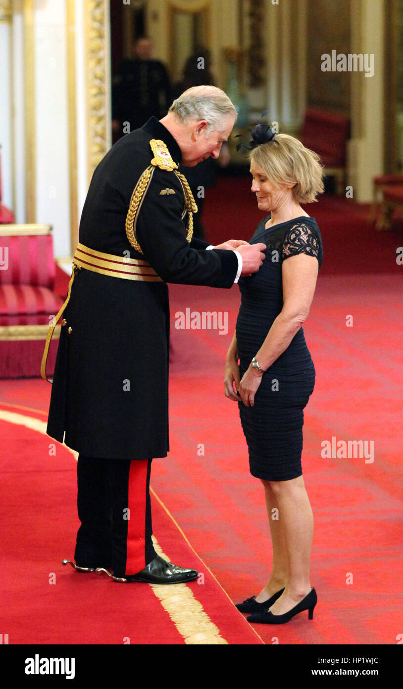 Penny Briscoe from Nottingham is made an OBE (Officer of the Order of