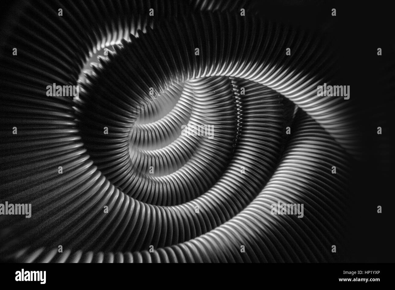 Black and white spiral Stock Photo - Alamy