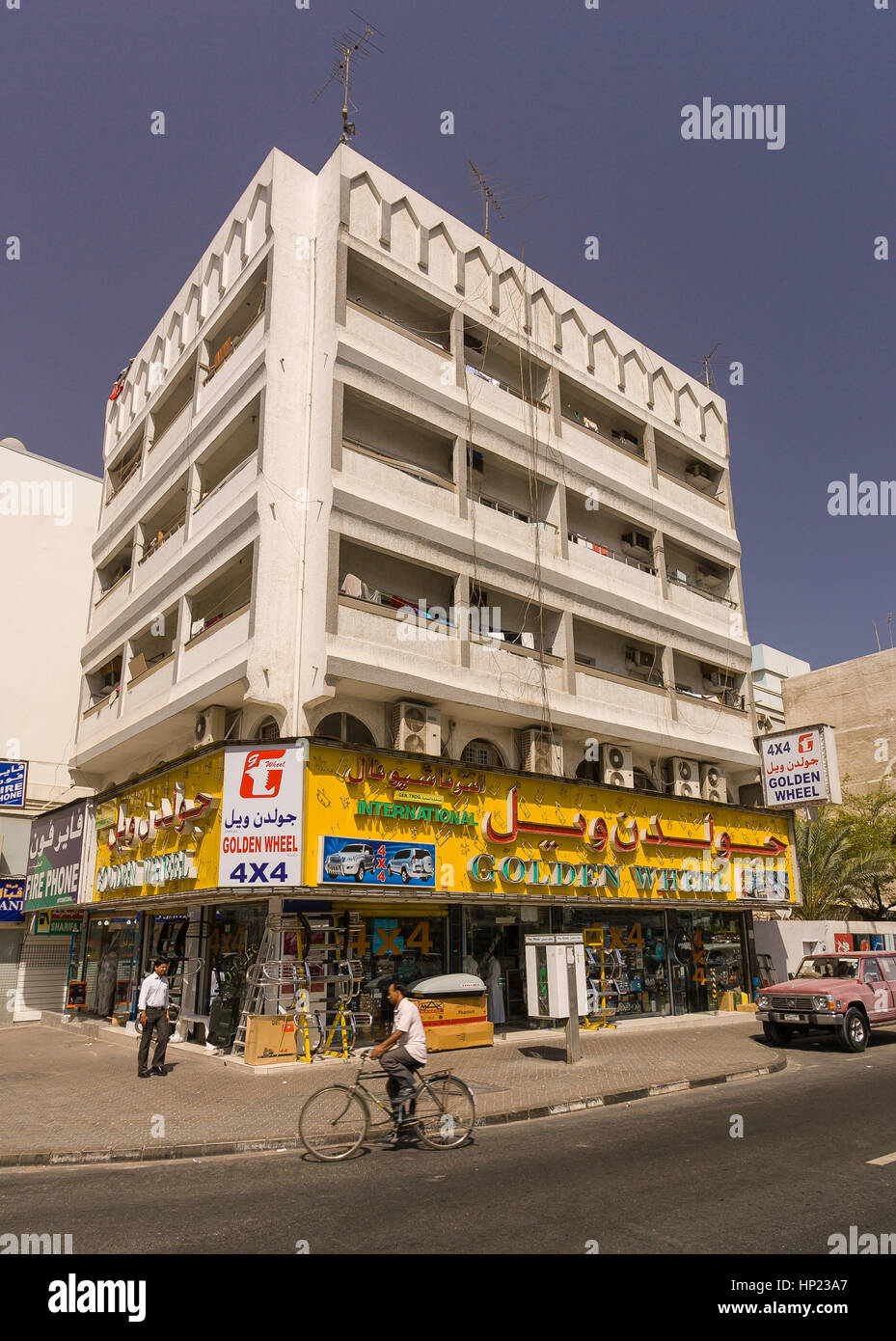 DUBAI, UNITED ARAB EMIRATES - Golden Wheel auto parts shop, Deira  neighborhood in central Dubai Stock Photo - Alamy