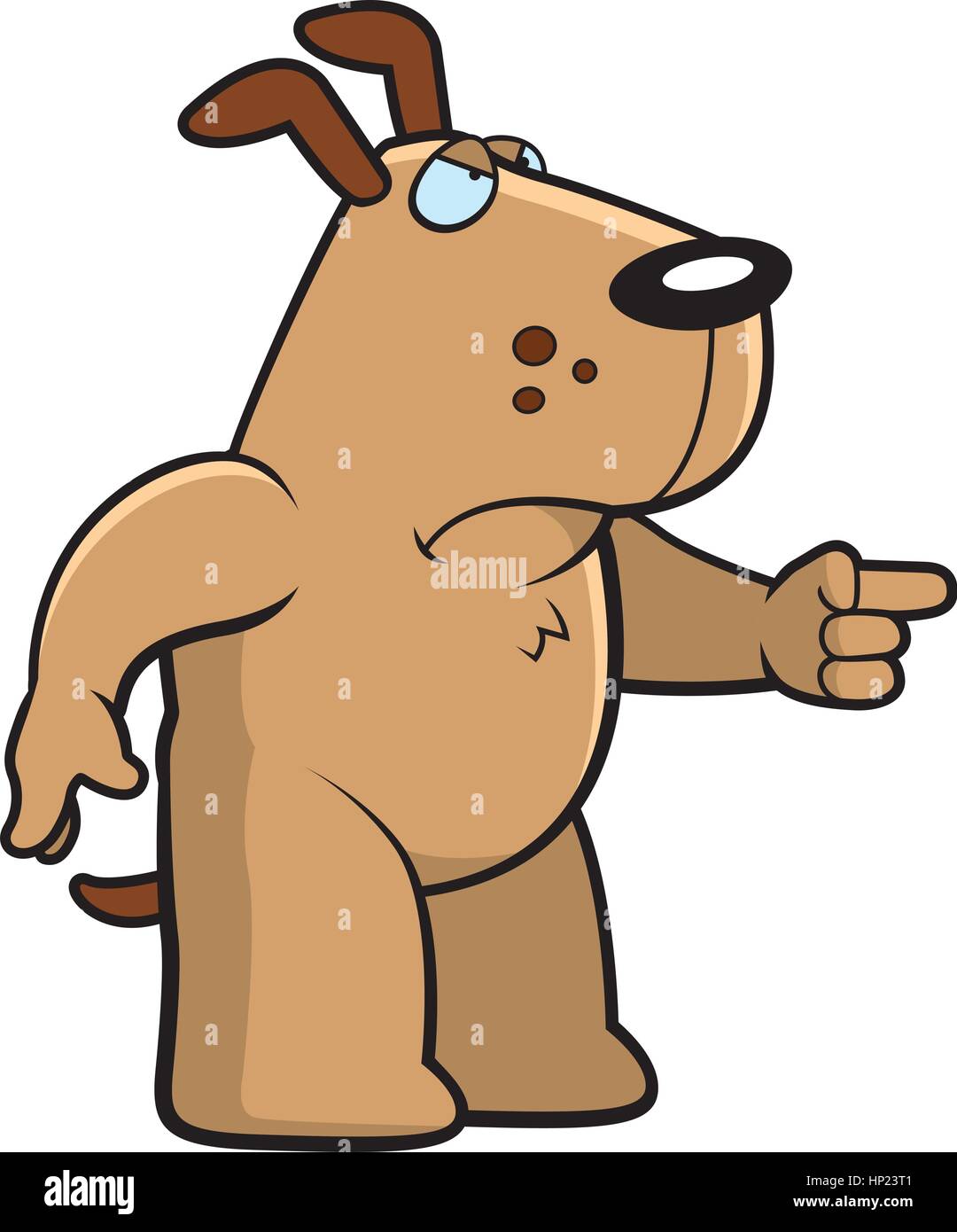 Angry cartoon dog hi-res stock photography and images - Alamy