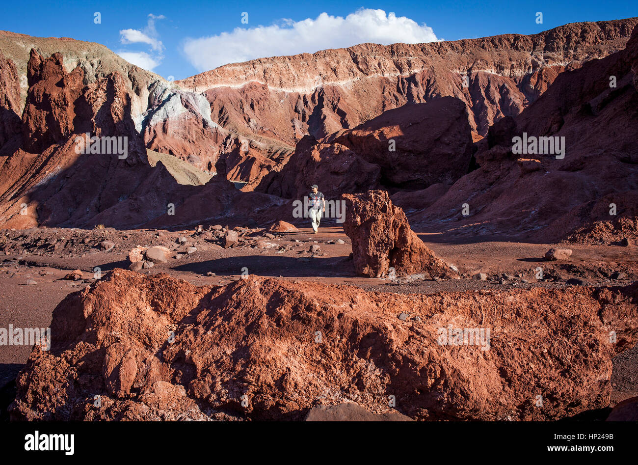 Valle del Arcoiris (Rainbow Valley), Atacama desert. Region de Antofagasta. Chile Stock Photo