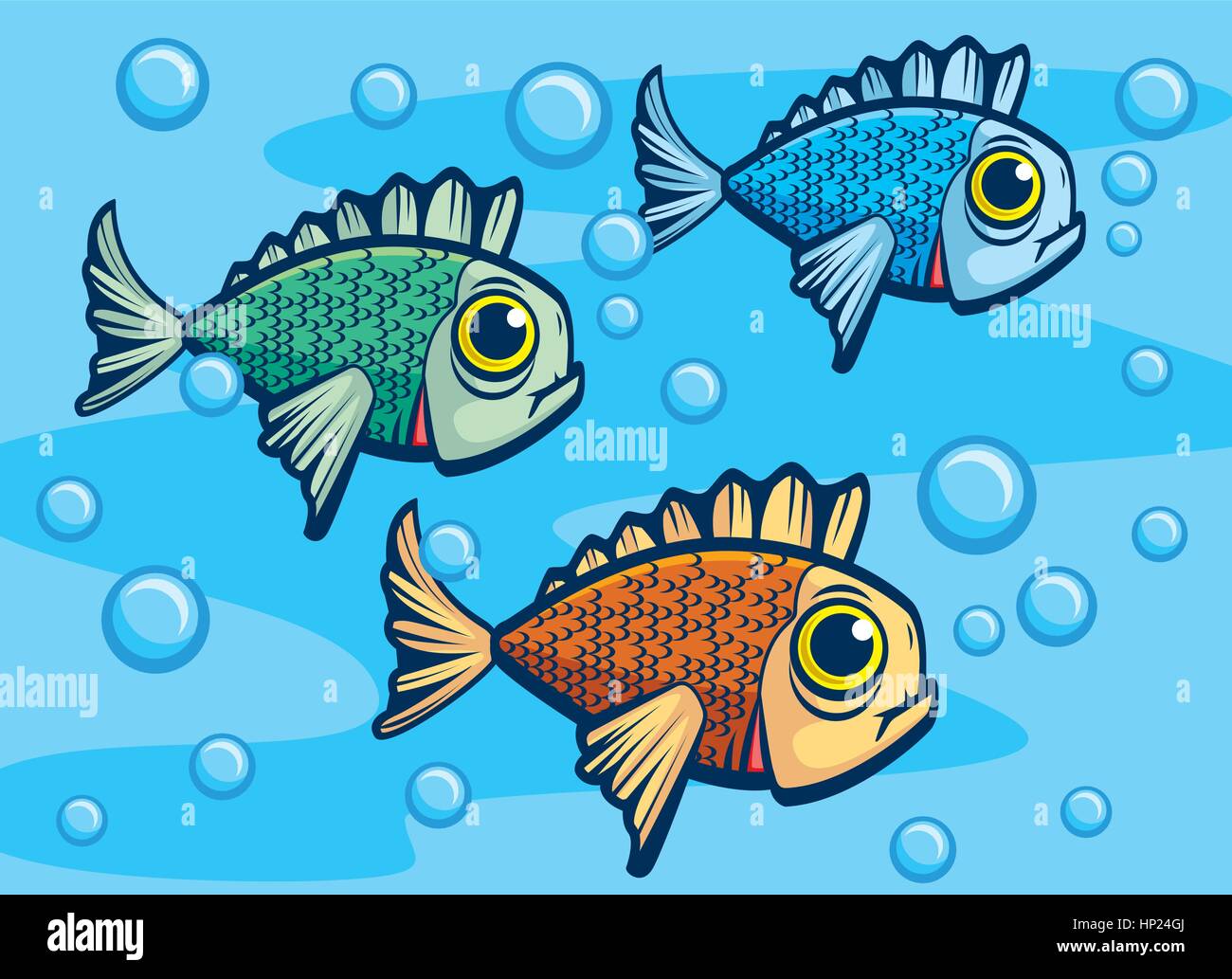 Group Of Fish Clipart