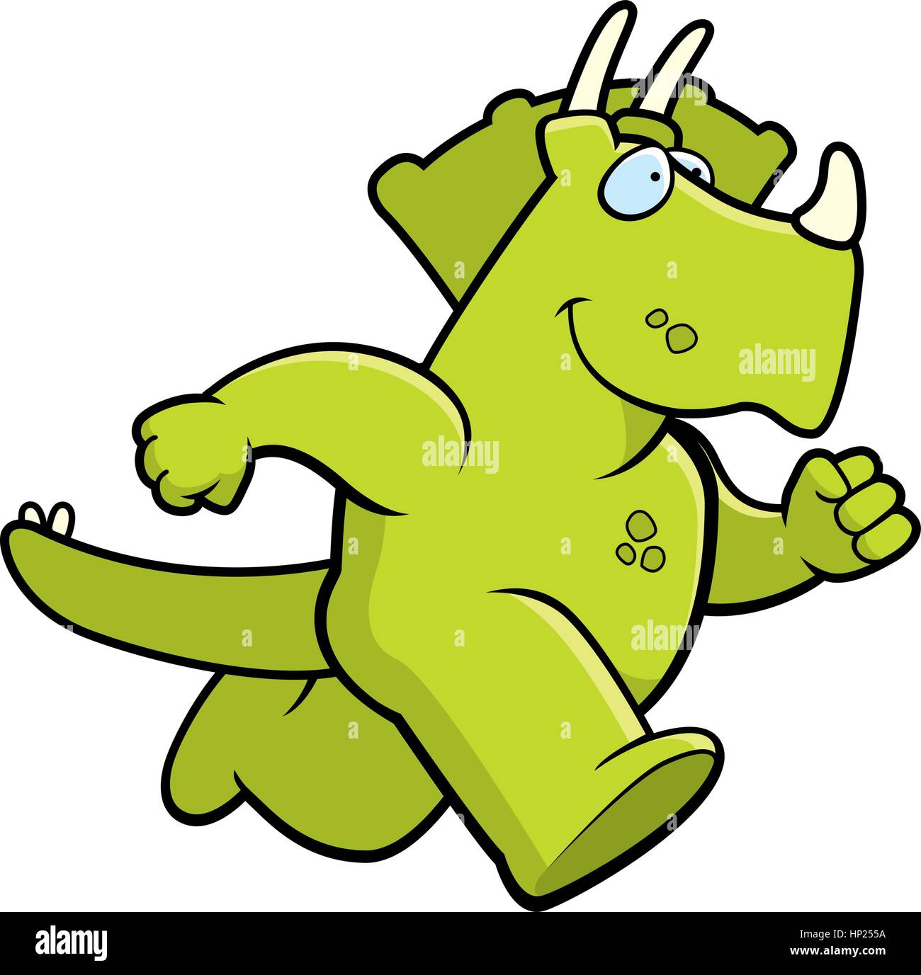 Jumping dinosaur Stock Vector Images - Alamy