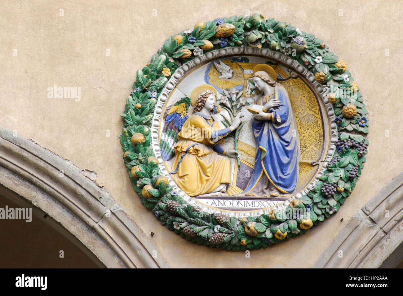 Ospedale del Ceppo, Pistoia, Tuscany, Italy Stock Photo