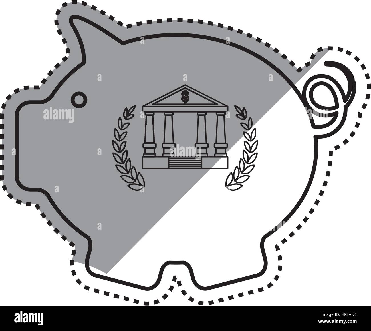 Piggy saving money icon vector illustration graphic design Stock Vector ...
