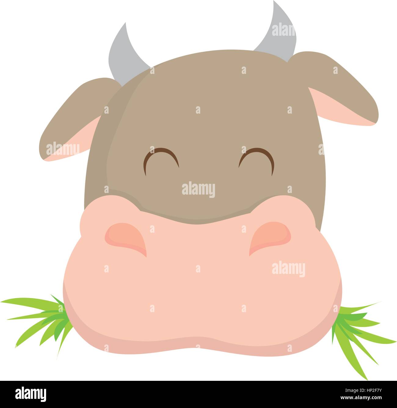 Cow farm animal icon vector illustration graphic design Stock Vector ...